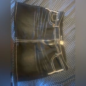 Denim skirt dark blue